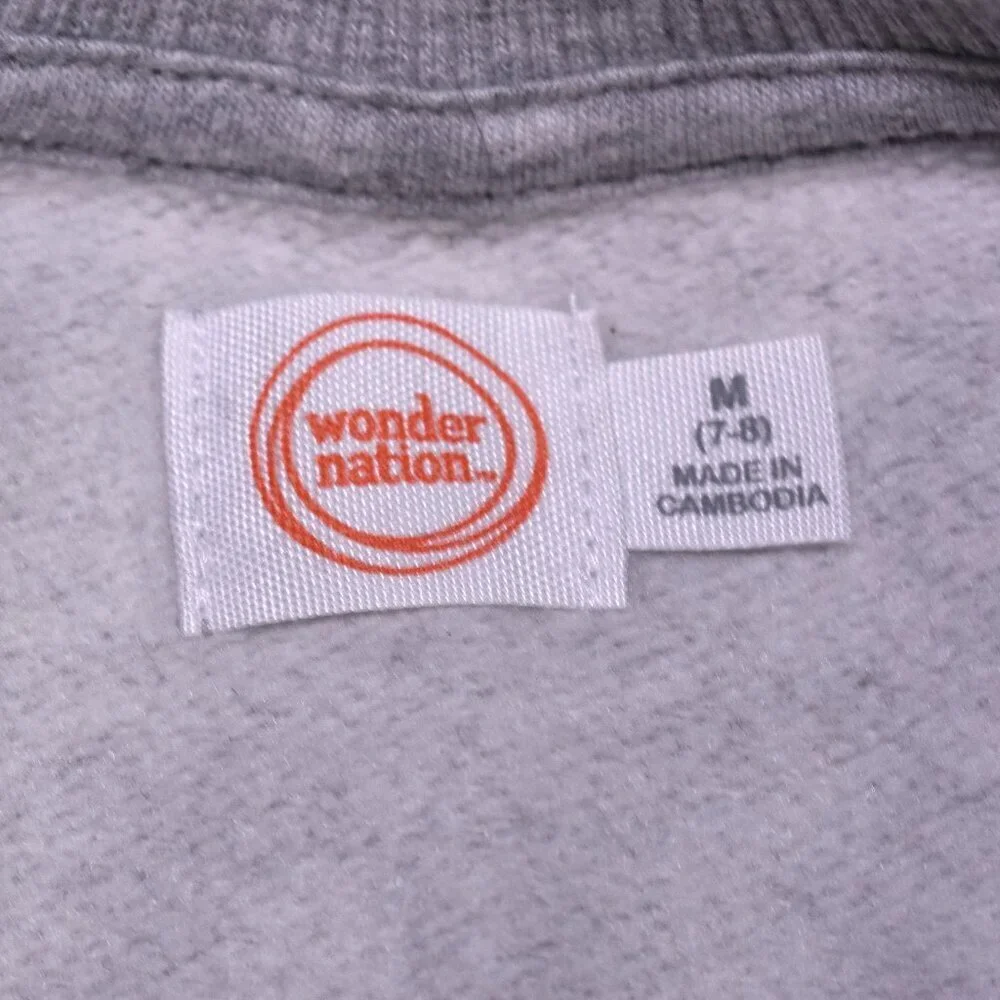 Girls Gray Sweatshirt Old Navy Short Sleeve T Shirt Size 8 Set